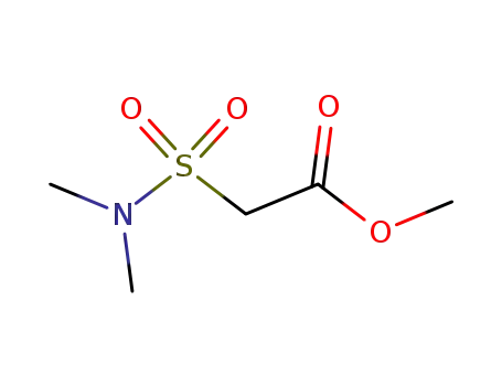 Molecular Structure of 1001917-62-9 (2-[(dimethylamino)sulfonyl]Acetic acid methyl ester)