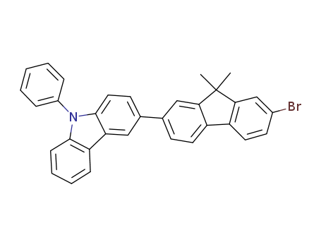 3-(7-bromo-9,9-dimethylfluoren-2-yl)-9-phenylcarbazole