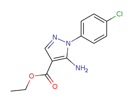 1H-Pyrazole-4-carboxylicacid, 5-amino-1-(4-chlorophenyl)-, ethyl ester
