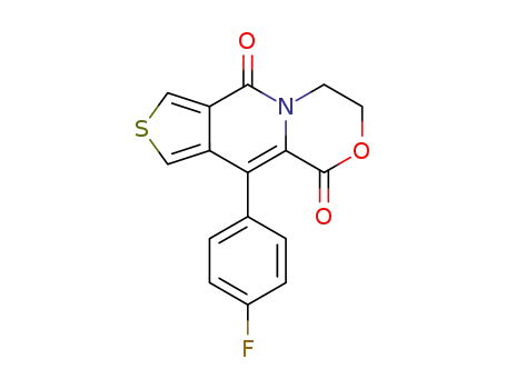 10-(4-fluorophenyl)-3,4-dihydro-1H,6H-thieno[3',4':4,5]pyrido[2,1-c][1,4]oxazine-1,6-dione