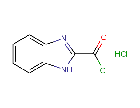 Molecular Structure of 337508-58-4 (1H-BENZIMIDAZOLE-2-CARBONYL CHLORIDE HYDROCHLORIDE)