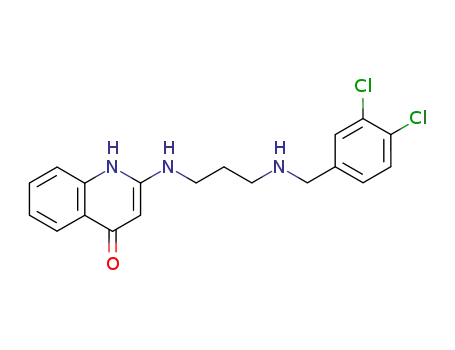 4(1H)-Quinolinone,
2-[[3-[[(3,4-dichlorophenyl)methyl]amino]propyl]amino]-