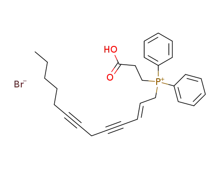 (2-Carboxy-ethyl)-diphenyl-((E)-tridec-2-ene-4,7-diynyl)-phosphonium; bromide