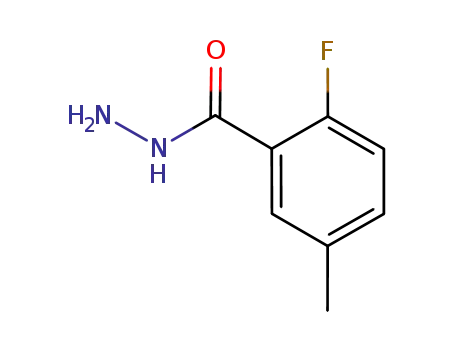 Molecular Structure of 657424-46-9 (Benzoic acid, 2-fluoro-5-methyl-, hydrazide)