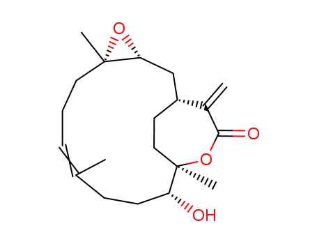 Molecular Structure of 88643-48-5 (sinulariolide)