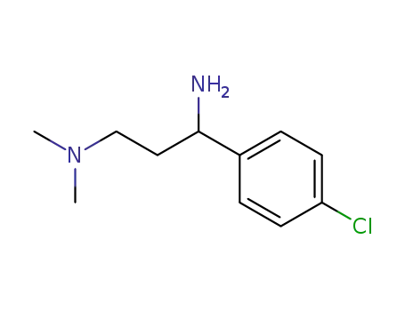 Molecular Structure of 885672-69-5 (1-(4-CHLORO-PHENYL)-N3,N3-DIMETHYL-PROPANE-1,3-DIAMINE)