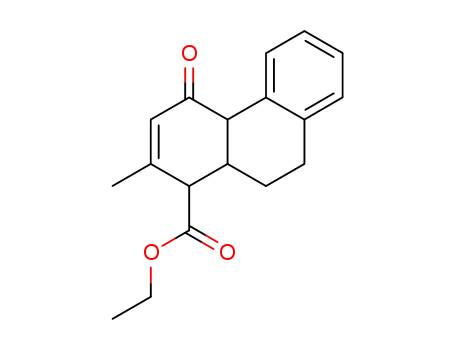 2-methyl-4-oxo-1,4,4a,9,10,10a-hexahydro-phenanthrene-1-carboxylic acid ethyl ester