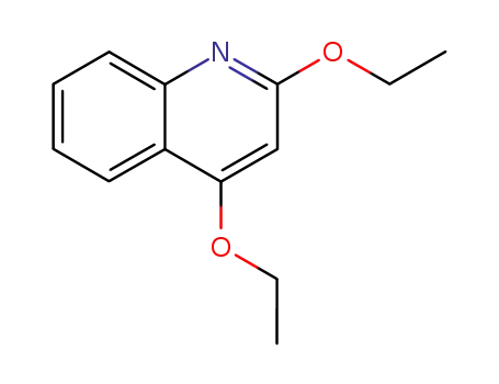 Molecular Structure of 57839-56-2 (Quinoline, 2,4-diethoxy-)