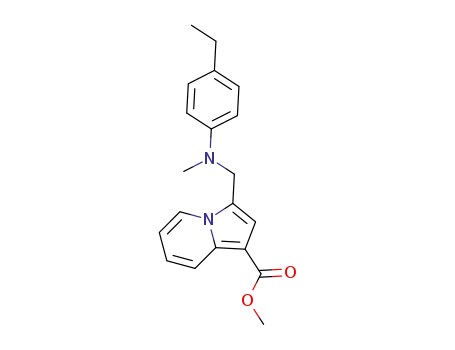 methyl 3-(((4-ethylphenyl)(methyl)amino)methyl)indolizine-1-carboxylate