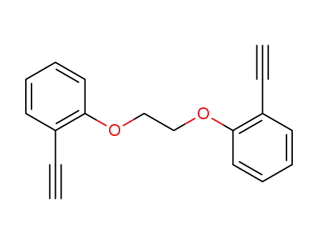 Molecular Structure of 93655-05-1 (1,2-Bis-(2-ethinyl-phenoxy)-ethan)