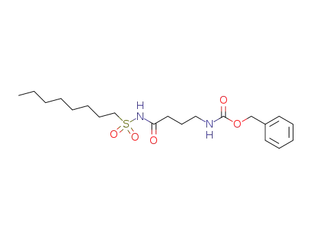 [4-(Octane-1-sulfonylamino)-4-oxo-butyl]-carbamic acid benzyl ester