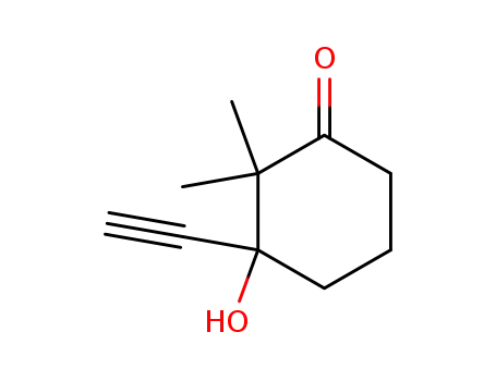 (+/-)-3-Ethinyl-2,2-dimethyl-3-hydroxy-cyclohexan-1-on