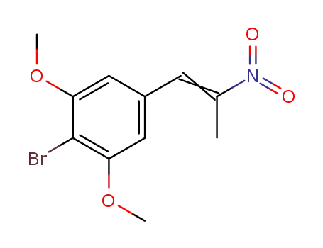 1c-<4-Brom-3,5-dimethoxy-phenyl>-2-nitro-propen