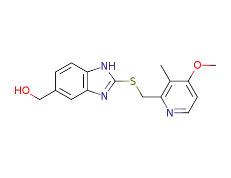 [2-(4-Methoxy-3-methyl-pyridin-2-ylmethylsulfanyl)-1H-benzoimidazol-5-yl]-methanol