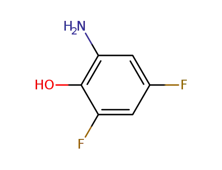 Molecular Structure of 133788-83-7 (2-AMINO-4,6-DIFLUOROPHENOL)