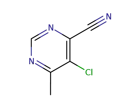 5-Chloro-6-methyl-pyrimidine-4-carbonitrile