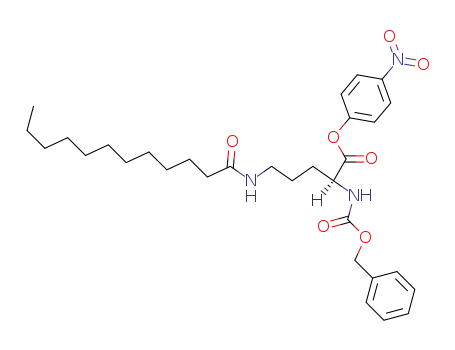 (S)-2-Benzyloxycarbonylamino-5-dodecanoylamino-pentanoic acid 4-nitro-phenyl ester
