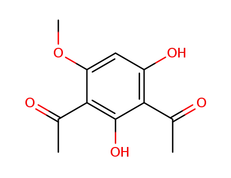 Molecular Structure of 3098-38-2 (1-(3-ACETYL-2,4-DIHYDROXY-6-METHOXYPHENYL)ETHAN-1-ONE)