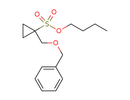 butyl 1-((benzyloxy)methyl)cyclopropane-1-sulfonate
