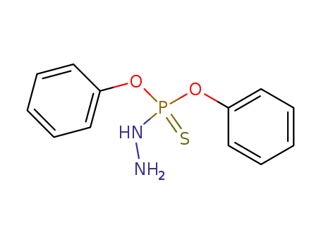 Molecular Structure of 53144-23-3 (monohydrazido thiophosphoric acid diphenylester)