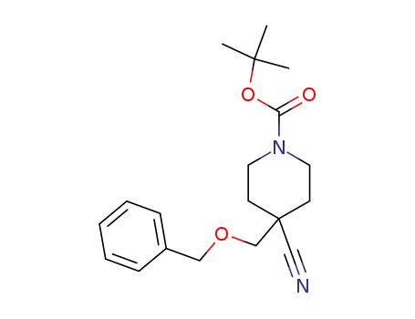 TERT-BUTYL 4-(BENZYLOXYMETHYL)-4-CYANOPIPERIDINE-1-CARBOXYLATE