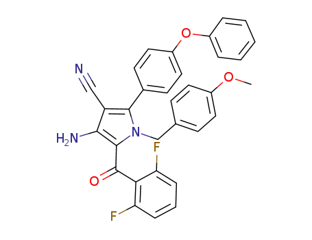 4-amino-5-(2,6-difluorobenzoyl)-1-(4-methoxybenzyl)-2-(4-phenoxyphenyl)-1H-pyrrole-3-carbonitrile