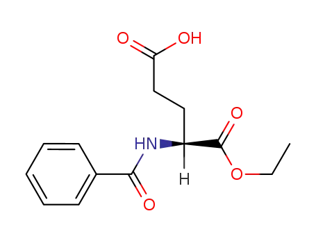 Molecular Structure of 23262-03-5 (N-benzoyl-L-glutamic acid α-ethyl ester)