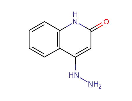 Molecular Structure of 206116-81-6 (2(1H)-Quinolinone, 4-hydrazino-)