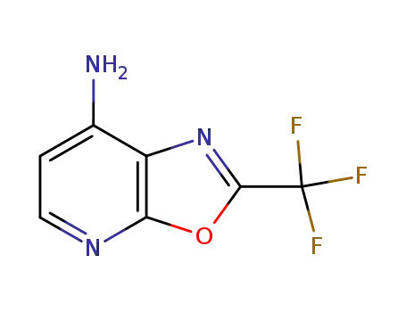 2-trifluoromethyl-oxazolo[5,4-<i>b</i>]pyridin-7-ylamine
