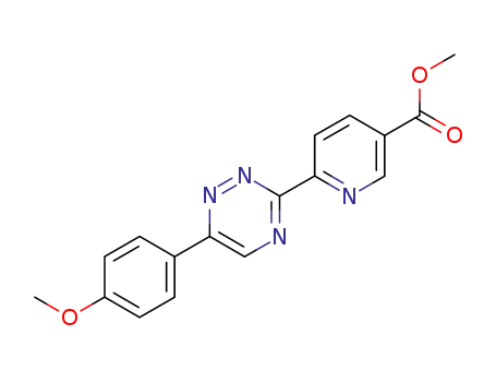 6-(5'-methoxycarbonyl-2'-pyridyl)-3-(4''-methoxyphenyl)-1,2,4-triazine