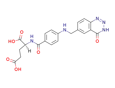 Molecular Structure of 140410-01-1 (2-aza-2-desamino-5,8-dideazafolic acid)