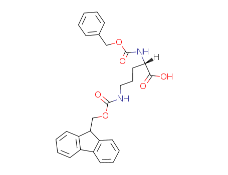 (2S)-5-(9H-fluoren-9-ylmethoxycarbonylamino)-2-(phenylmethoxycarbonylamino)pentanoic acid