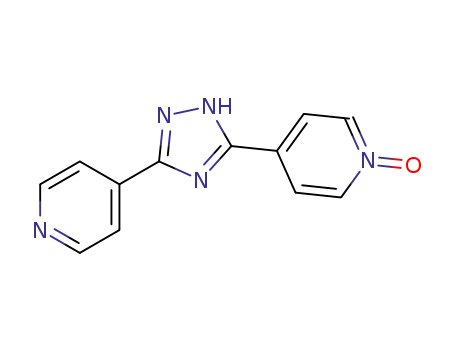 Molecular Structure of 36770-53-3 (Pyridine, 4-[5-(4-pyridinyl)-1H-1,2,4-triazol-3-yl]-, 1-oxide)