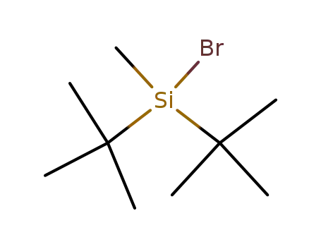 Molecular Structure of 103457-87-0 (Silane, bromobis(1,1-dimethylethyl)methyl-)