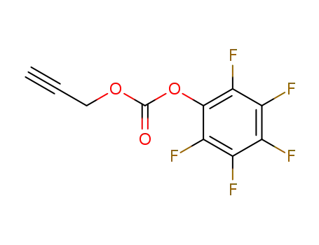 Molecular Structure of 439912-32-0 (propargyl pentafluorophenyl carbonate)