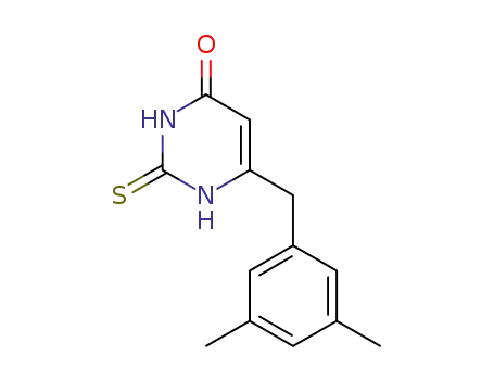 6-(3,5-dimethyl)benzyl-2-thiouracil