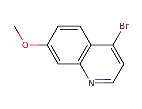Molecular Structure of 1070879-27-4 (4-BROMO-7-METHOXYQUINOLINE)