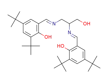 2,3-bis((E)-(3,5-di-tert-butyl-2-hydroxybenzylidene)amino)propan-1-ol