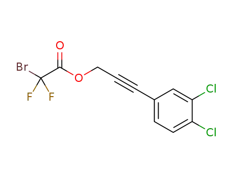 3-(3,4-dichlorophenyl)prop-2-yn-1-yl 2-bromo-2,2-difluoroacetate