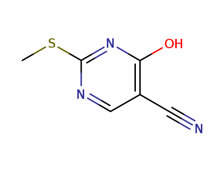 4-Hydroxy-2-(methylthio)pyrimidine-5-carbonitrile