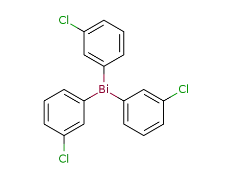 Molecular Structure of 33756-91-1 (tris(3-chlorophenyl)bismuthane)