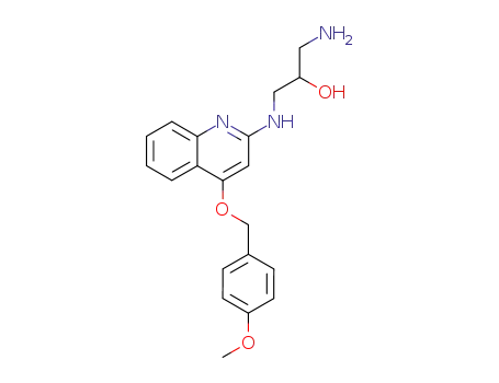 1-amino-3-[4-(4-methoxybenzyloxy)-quinolin-2-yl-amino]-propan-2-ol