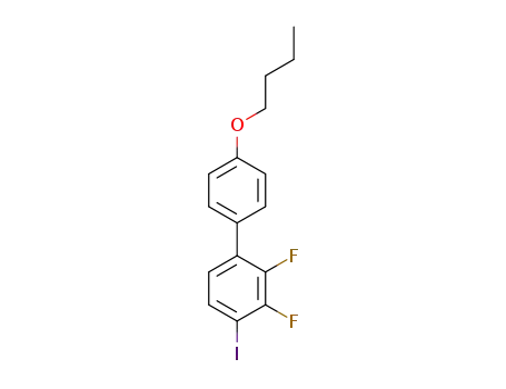 4-(4-butoxyphenyl)-2,3-difluoroiodobenzene