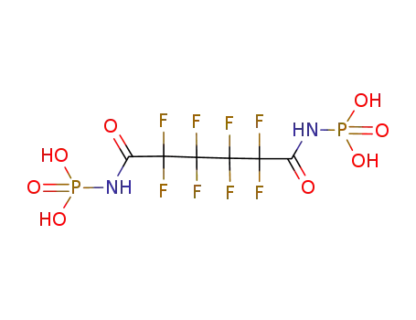 Molecular Structure of 56840-35-8 ((CF<sub>2</sub>)4{CONHPO(OH)2}2)