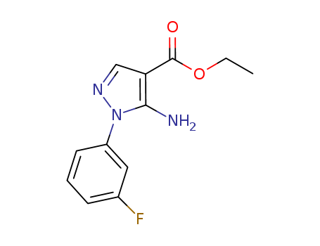 ethyl 5-amino-1-(3-fluorophenyl)pyrazole-4-carboxylate cas no. 138907-70-7 96%