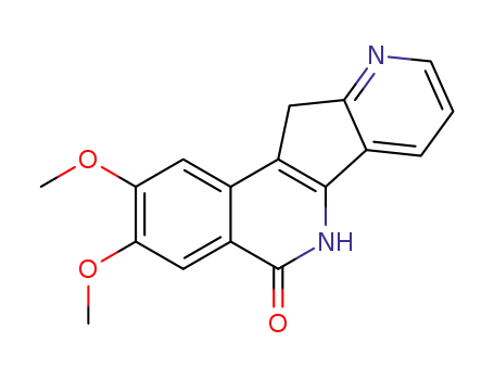 10-aza-5,6-dihydro-2,3-dimethoxy-5-oxo-11H-indeno[1,2-c]-isoquinoline