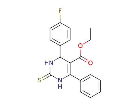 ethyl 4-(4-fluorophenyl)-6-phenyl-2-thioxo-1,2,3,4-tetrahydro-5-pyrimidinecarboxylate