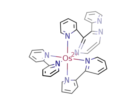 Molecular Structure of 122904-99-8 ([Os(2,2'-bipyridine)2(2,3-bis(2-pyridyl)pyrazine)]<sup>(2+)</sup>)