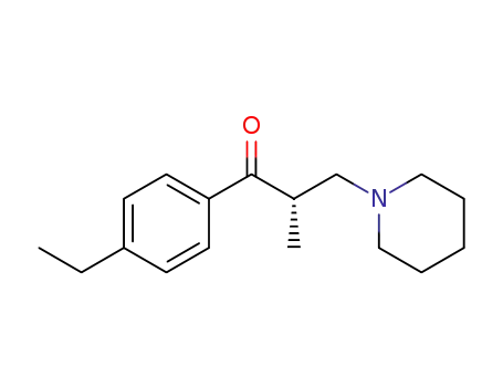 1-Propanone, 1-(4-ethylphenyl)-2-methyl-3-(1-piperidinyl)-, (S)-