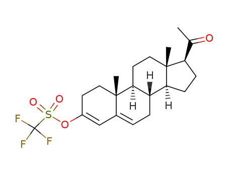 Trifluoro-methanesulfonic acid 17-acetyl-10,13-dimethyl-2,7,8,9,10,11,12,13,14,15,16,17-dodecahydro-1H-cyclopenta[a]phenanthren-3-yl ester